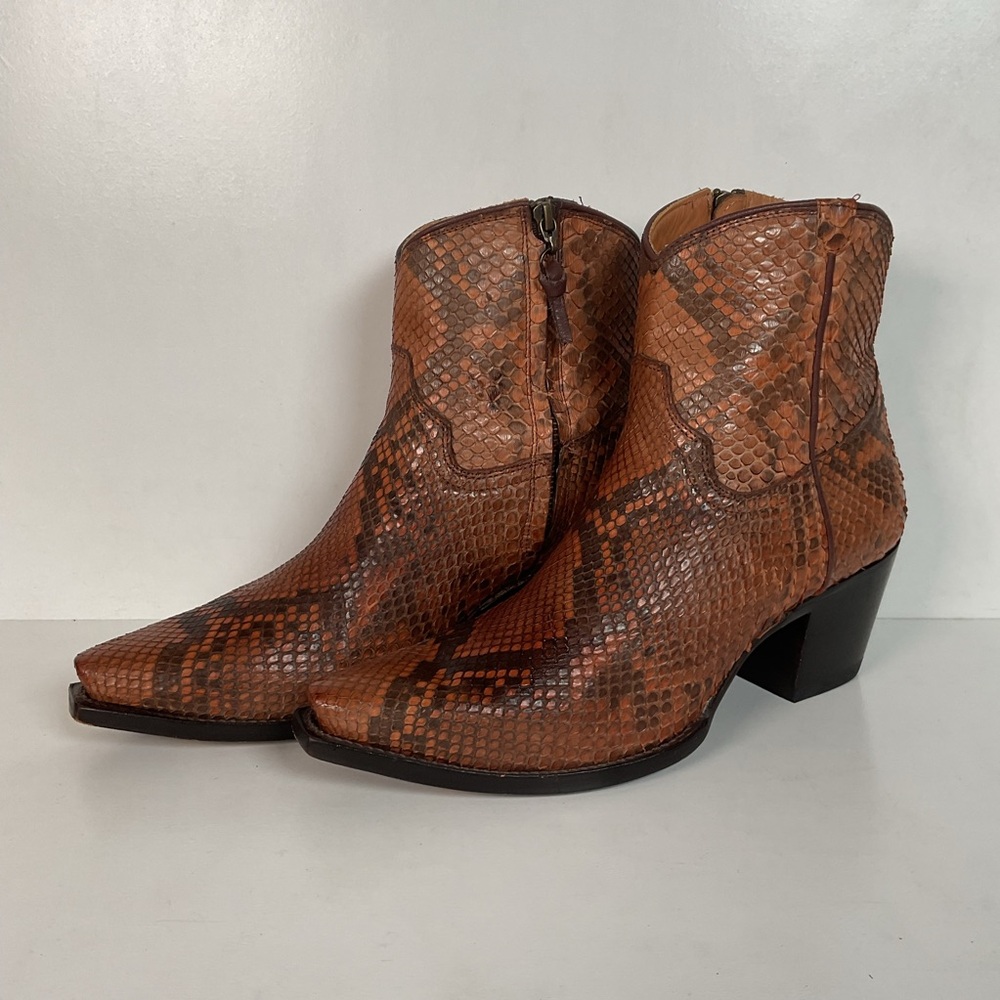 Tecovas The Zoey Limited Edition Zip Boots | Python Snakeskin | Women’s 12 B